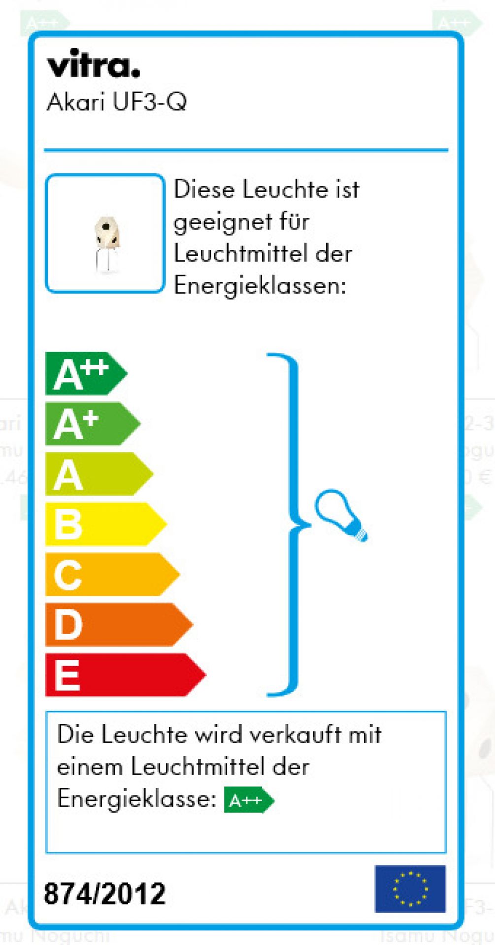 Akari Stehleuchte UF3-Q Vitra