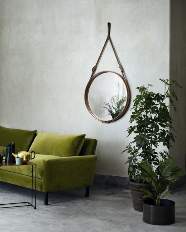 Adnet Circular Wandspiegel Gubi