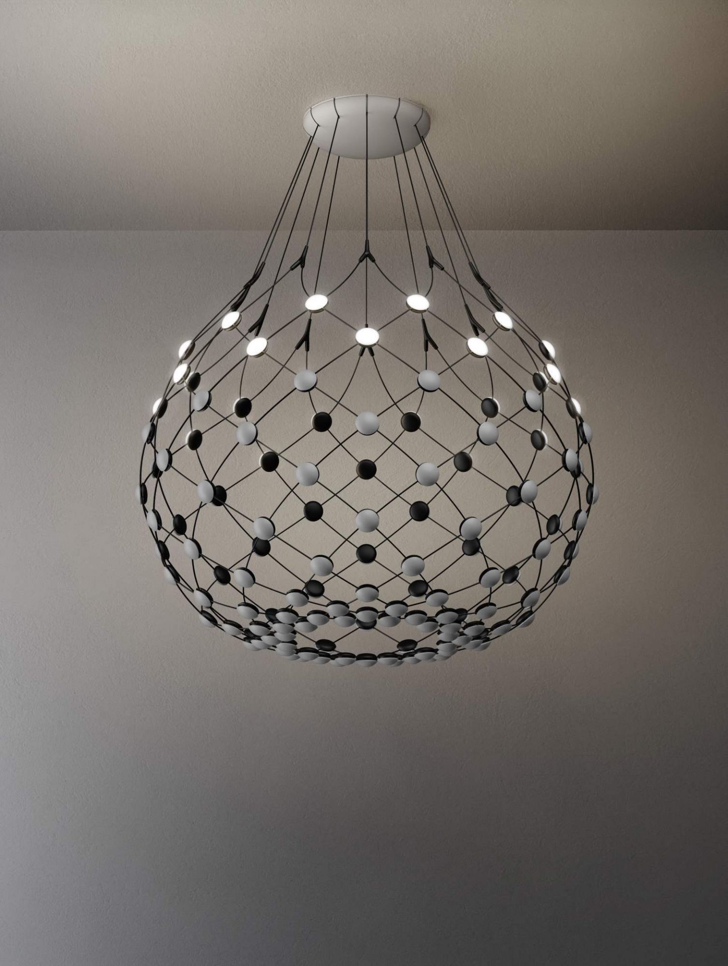 D86 Mesh Deckenleuchte Luceplan