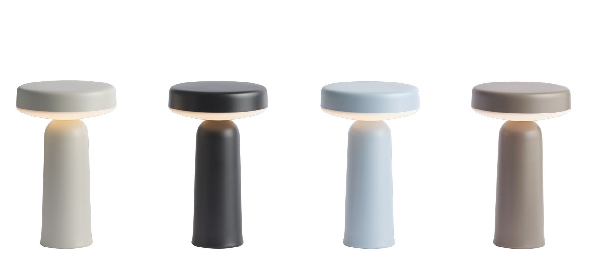 Ease Portable lamp Akku Tischleuchte Muuto Hellblau