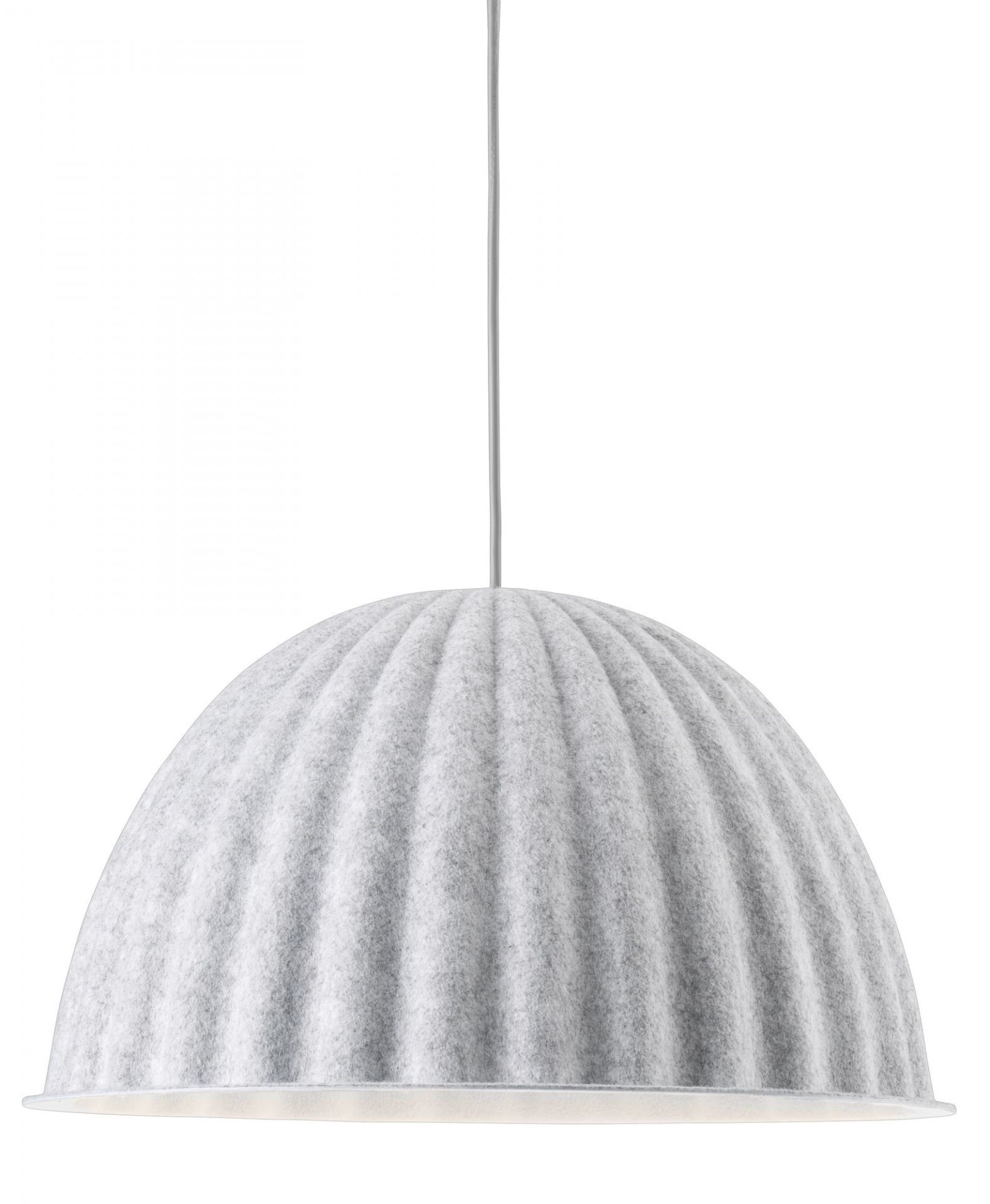 Under The Bell Pendant Lamp 55 Pendelleuchte Muuto Weiss Melange