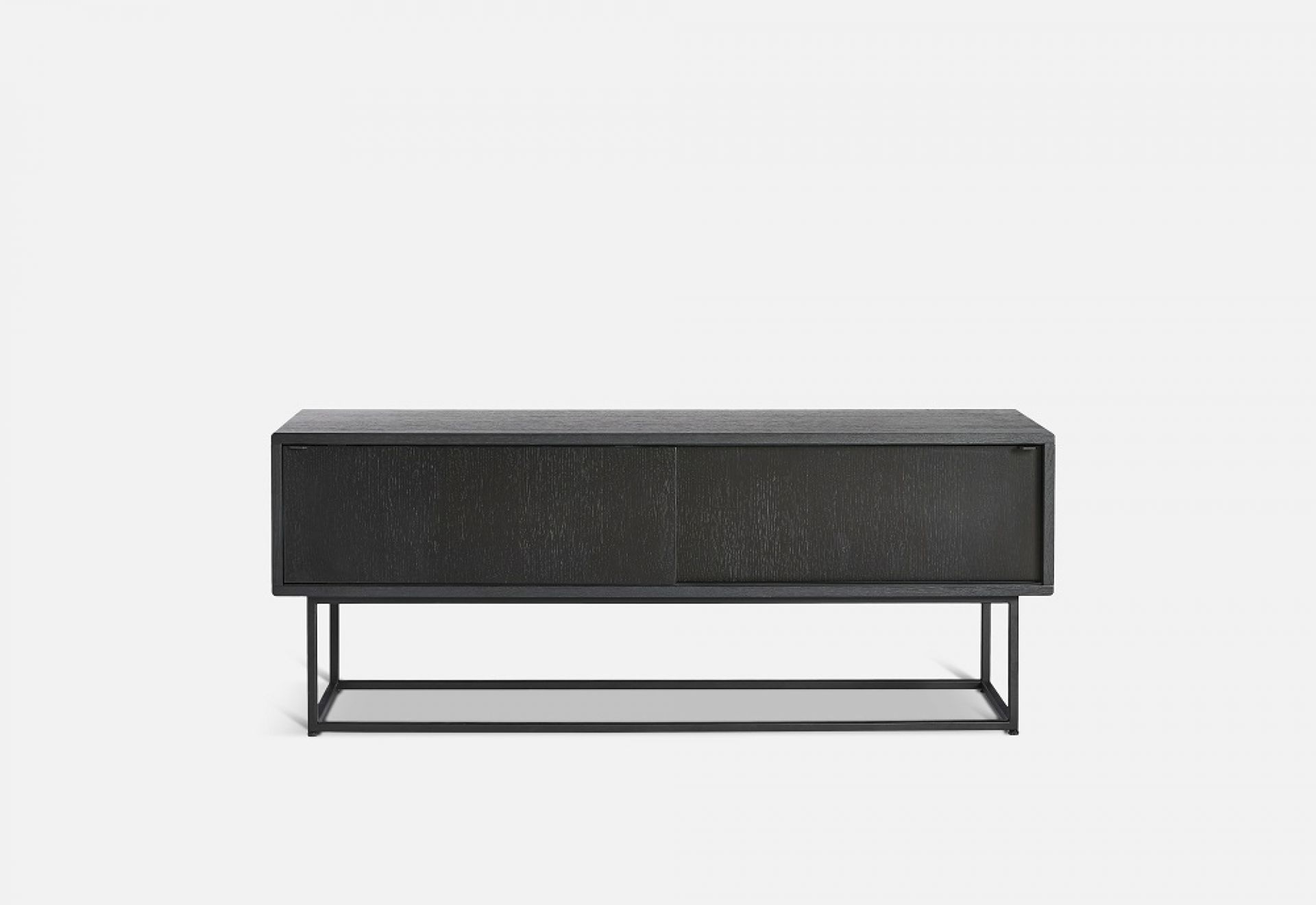 Virka Sideboard niedrig Woud Schwarz