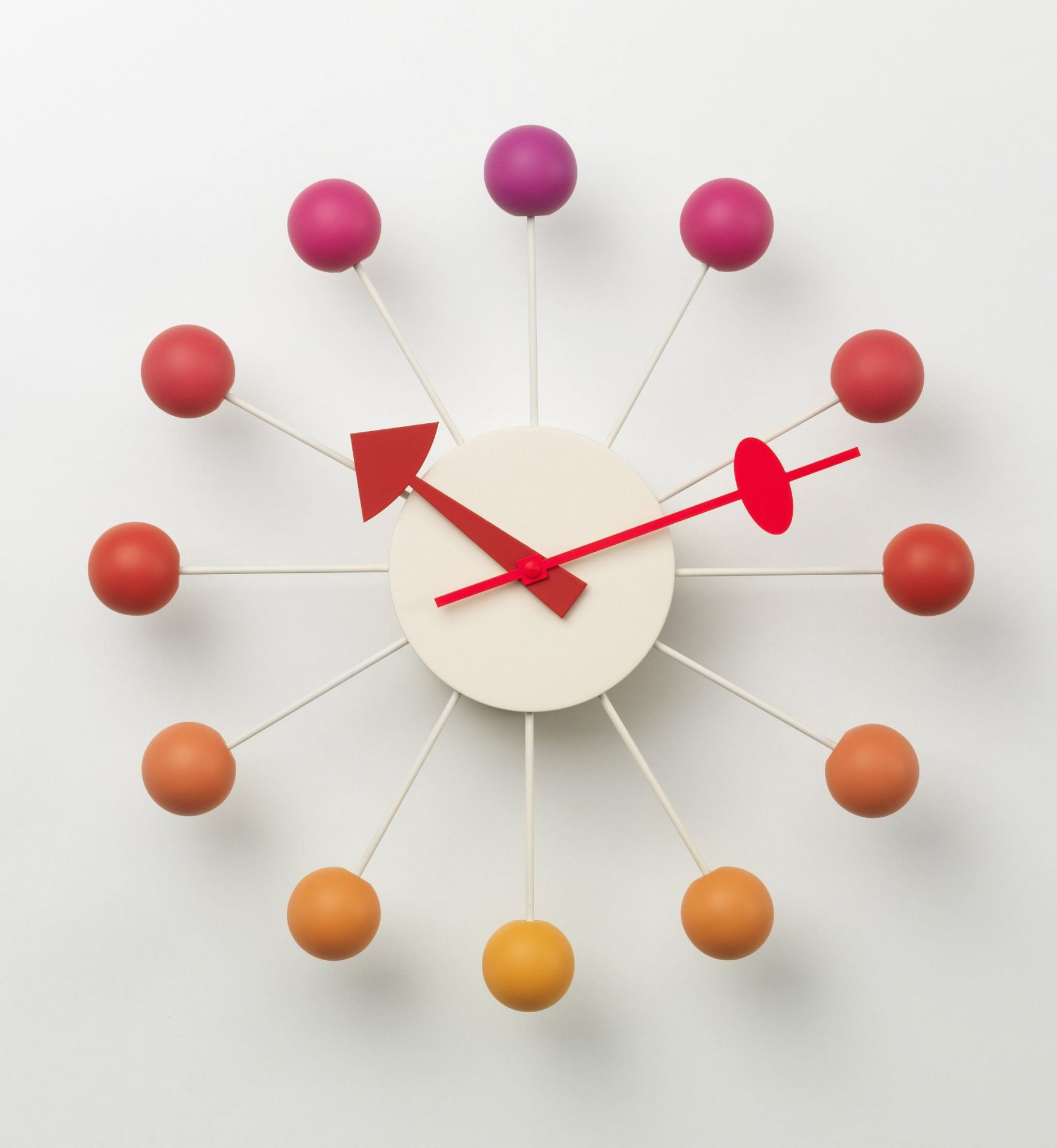 Ball Clock Wanduhr Sunset Vitra LIMITED EDITION 