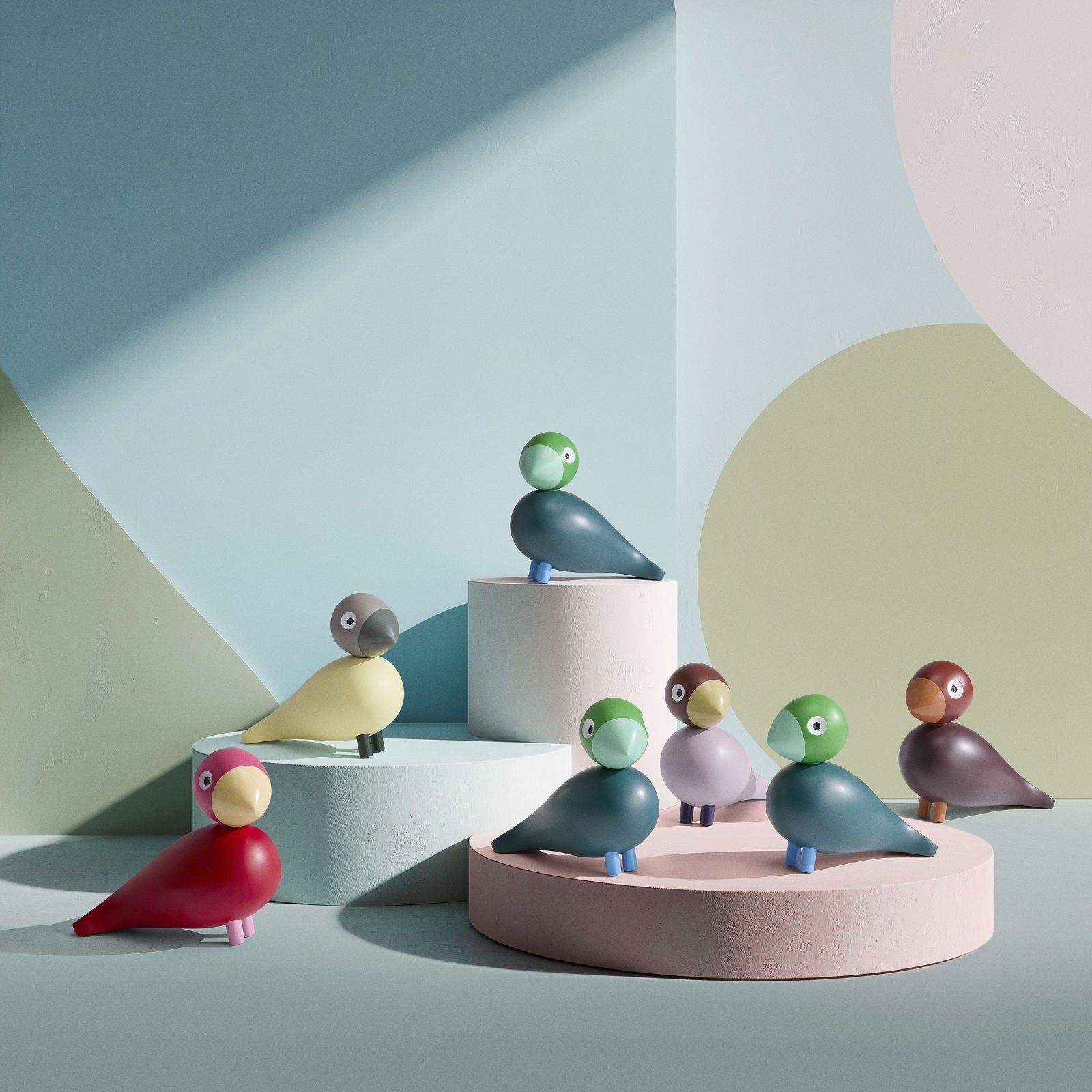 Birk Year Bird 2026 H12.5 cm Dunkelgrün LIMITED EDITION Kay Bojesen