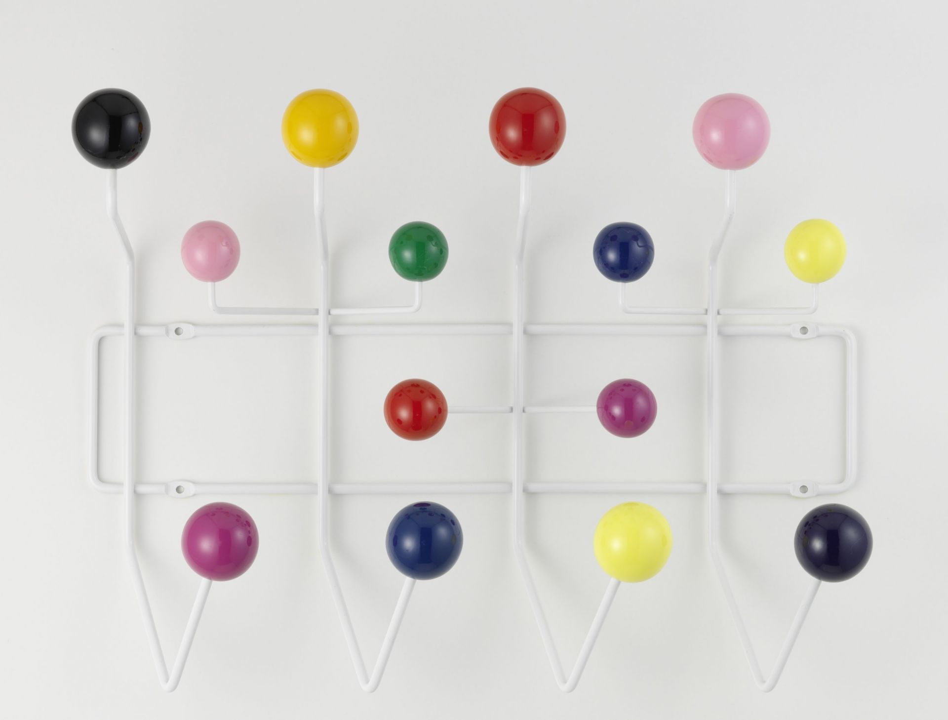 Eames Hang it all Garderobe mehrfarbig Vitra