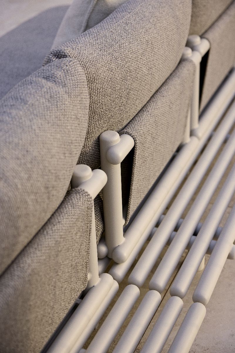 Sticks Platform Sofa mit Chaiselongue Outdoor Cane-Line