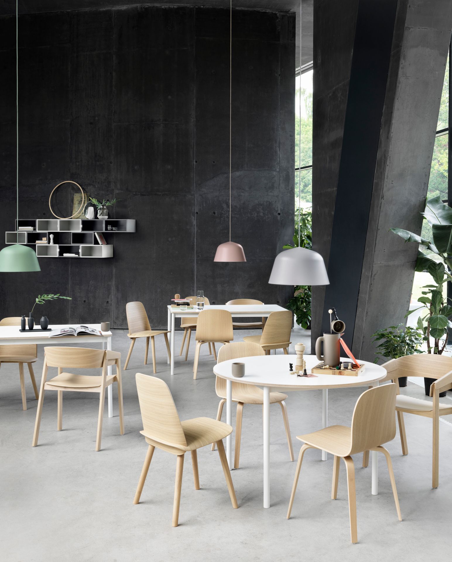 Visu Chair Wood Base Stuhl Muuto