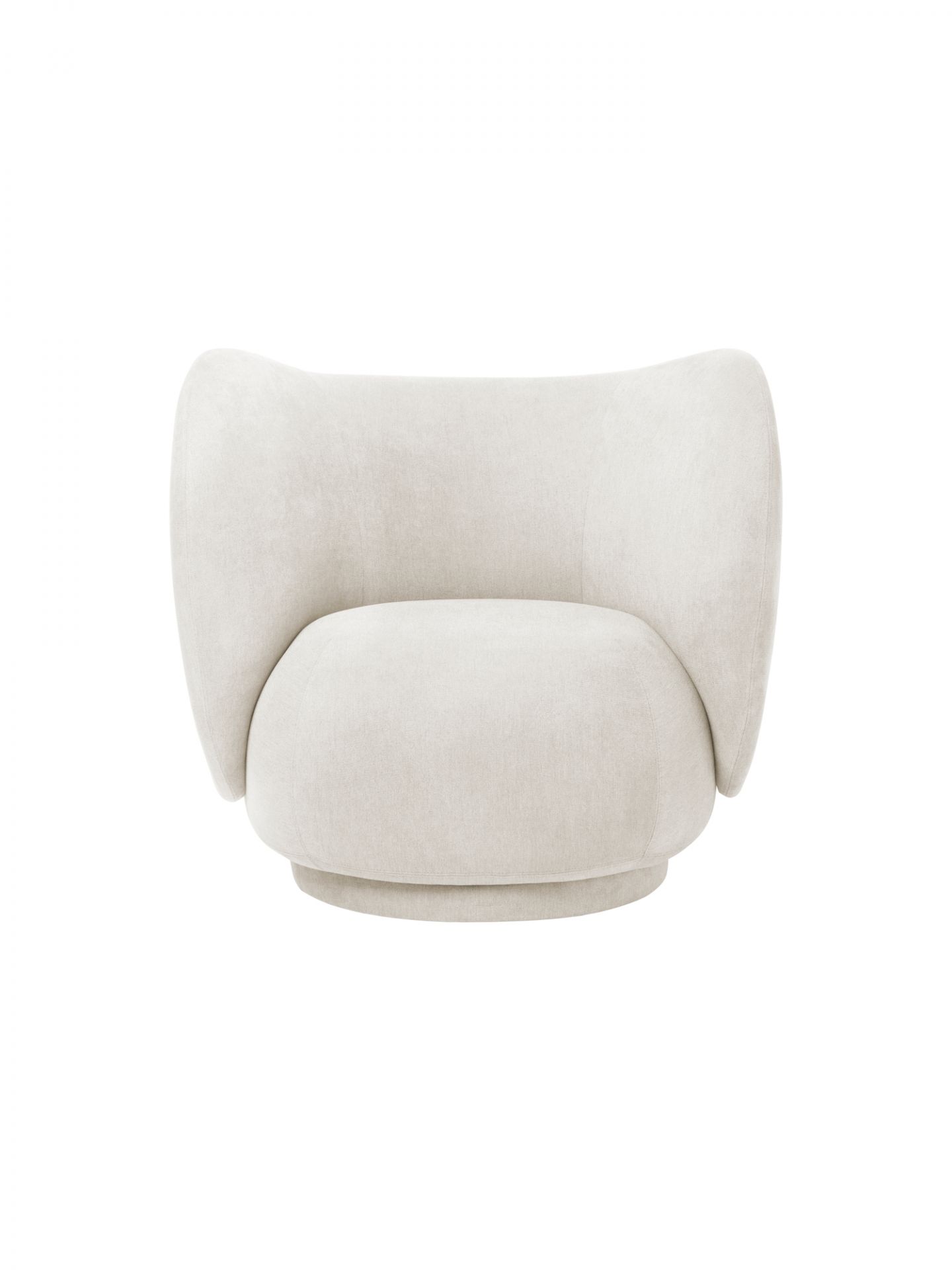 Rico Lounge Chair Brushed Sessel Ferm Living Weiß Rico Lounge Chair Brushed Sessel Ferm Living Weiß