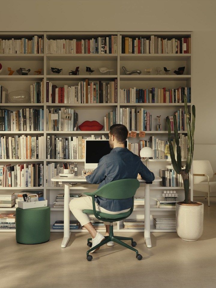 Mynt Rücken und Sitz Kunststoff Bürodrehstuhl Vitra