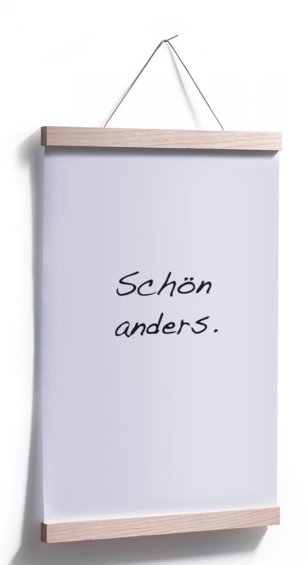 Posterleiste Bilderleiste Side by Side A3 Eiche EINZELSTÜCK