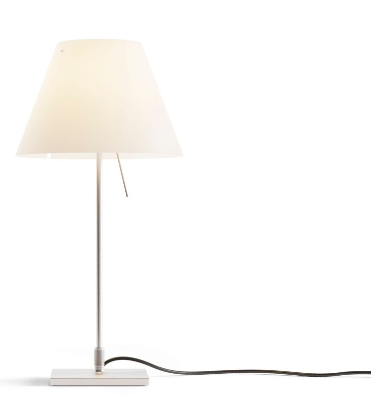 Costanzina Tischleuchte Aluminium / Weiss Luceplan LIMITED EDITION
