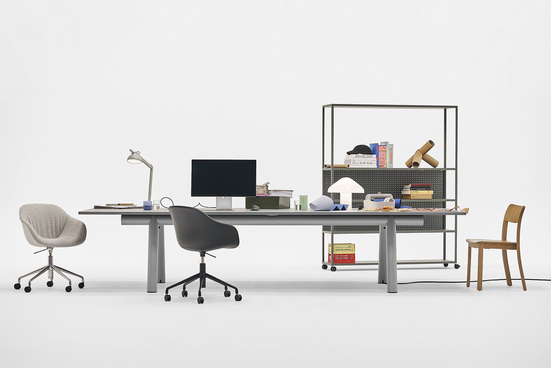 Boa Table Tisch / Konferenztisch B 420 x T 110 x H 75 cm Hay 