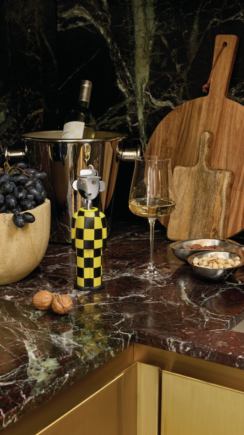 Alessandro M. Giallo e Nero Korkenzieher Alessi