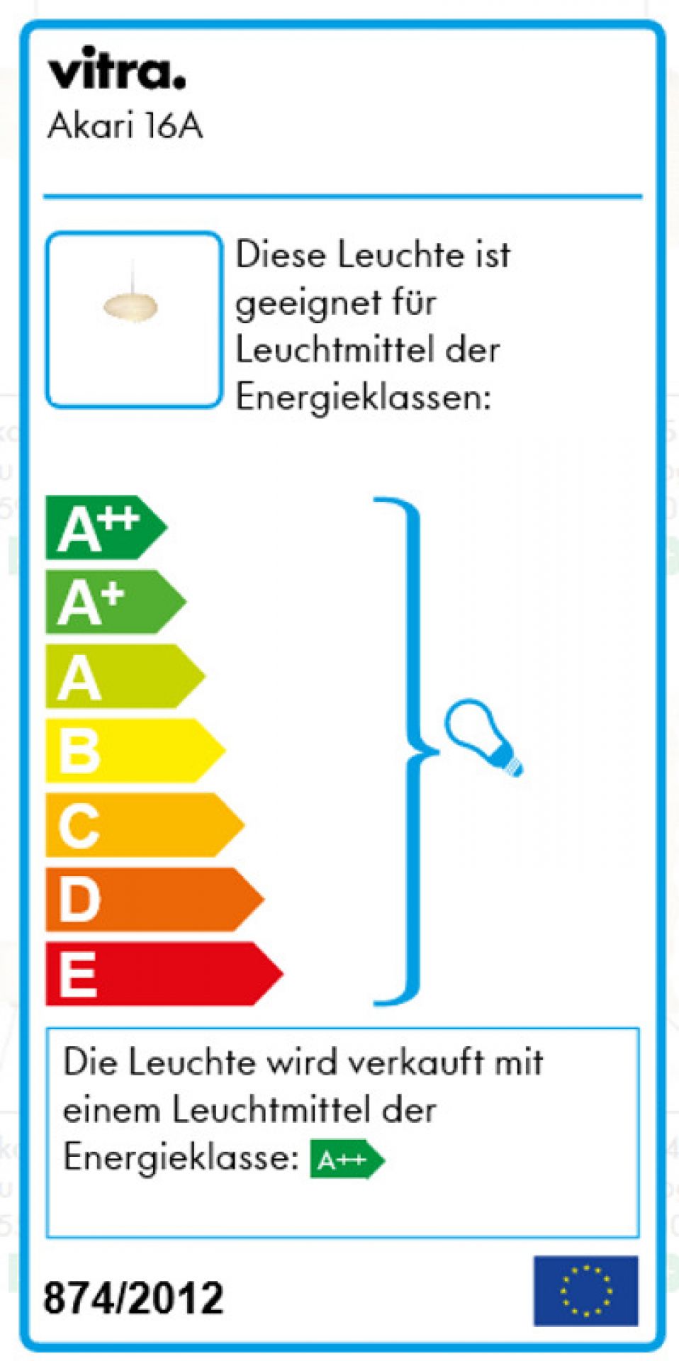 Akari Pendelleuchte 16A Vitra