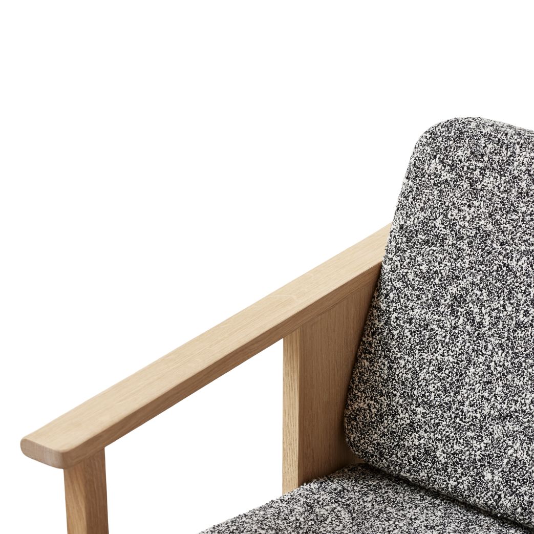 Block Lounge Sessel weiß geölt Form & Refine 