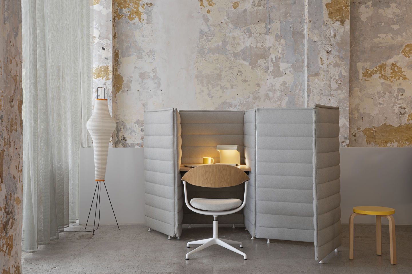 Alcove Plus Paravent 1-teilig Paravent Vitra