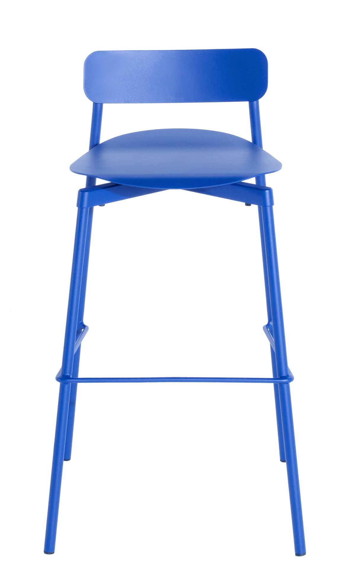 Fromme Barstool Barhocker H 75 cm Petite Friture Blau