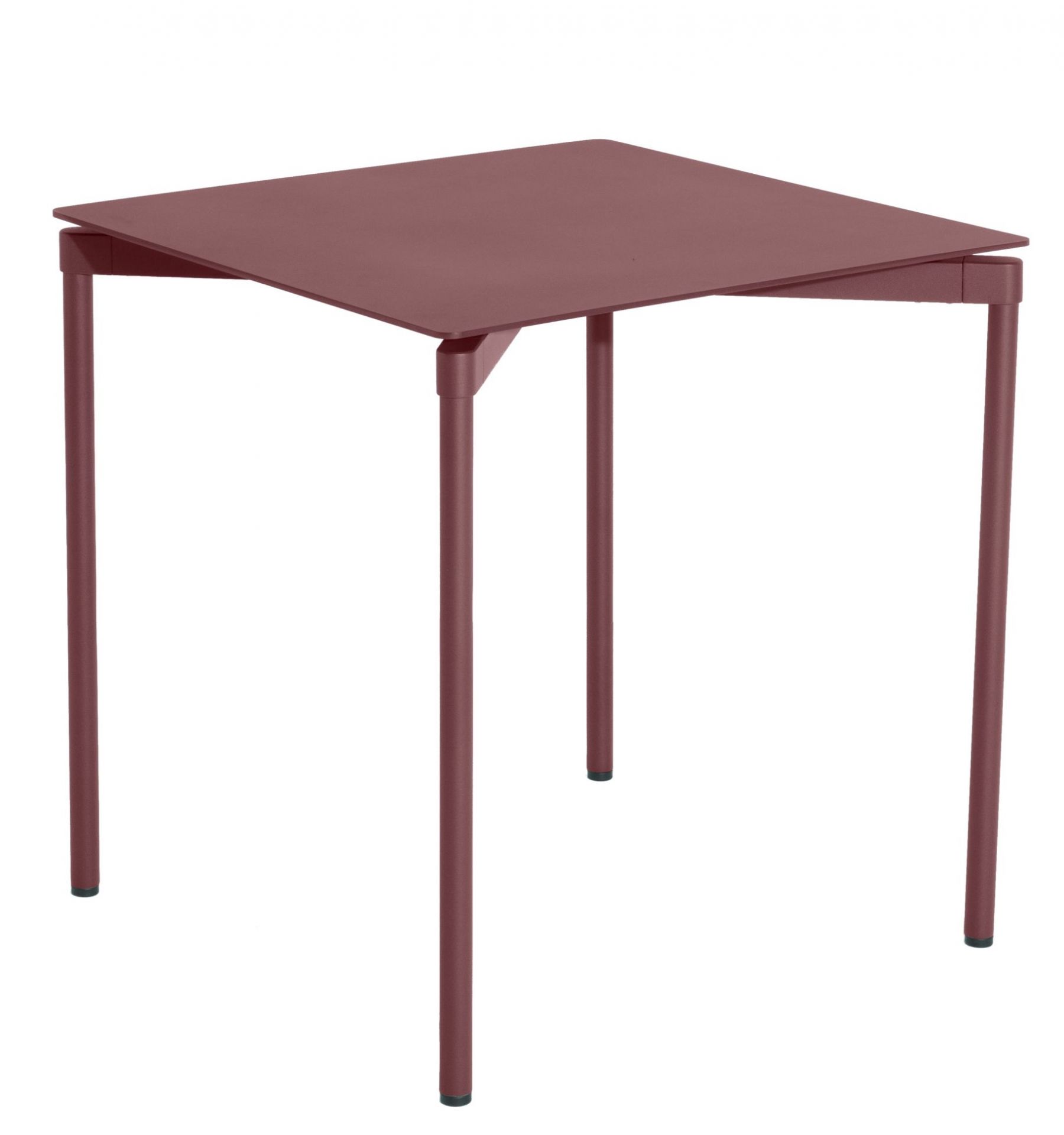 Fromme Dining Table Square Esstisch Quadratisch Petite Friture Braunrot
