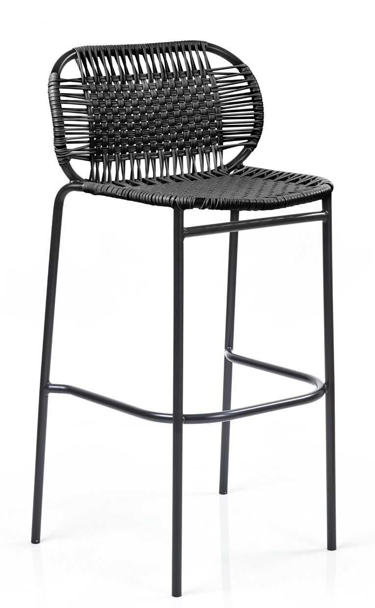 Cielo Barstool Barhocker Outdoor ames Schwarz - Schwarz