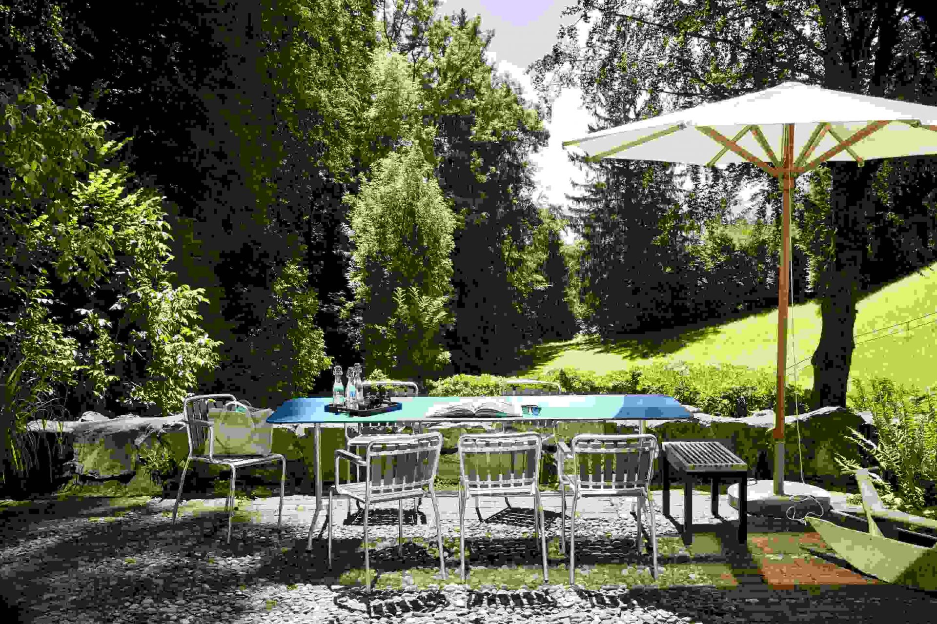 Haefeli Esstisch Outdoor B 160 x T 80 x H 74 cm Embru   