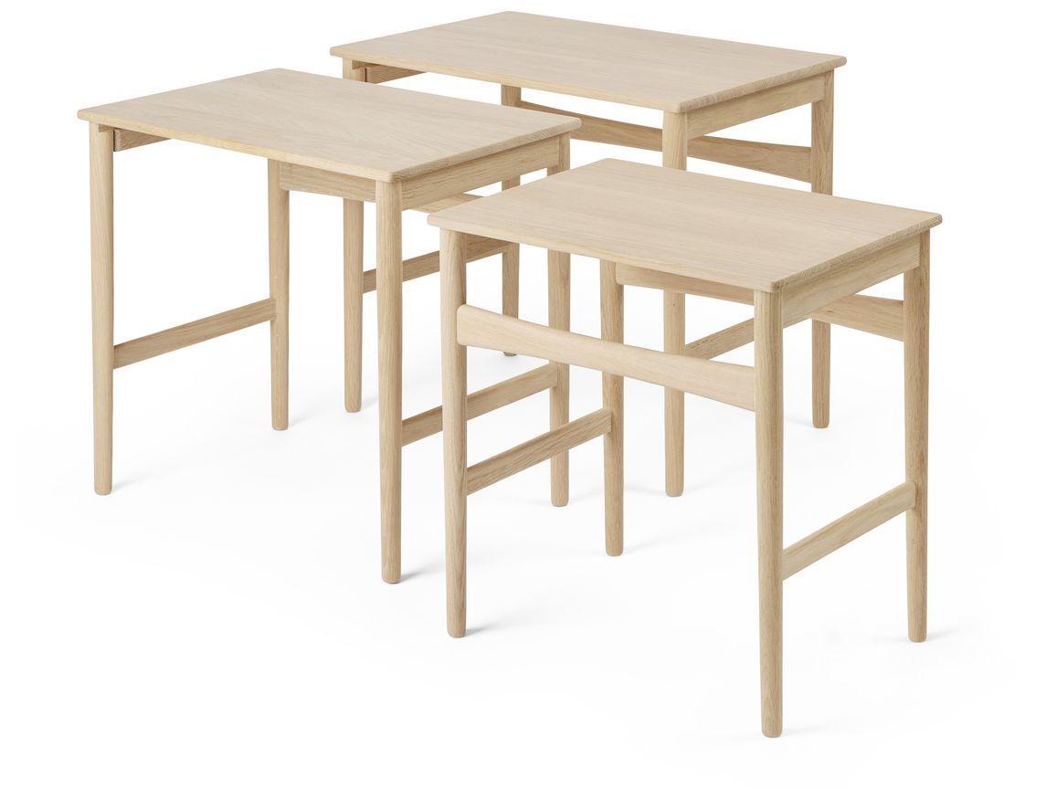 CH004 Nesting Tables Beistelltische 3-er Set Carl Hansen & Søn 