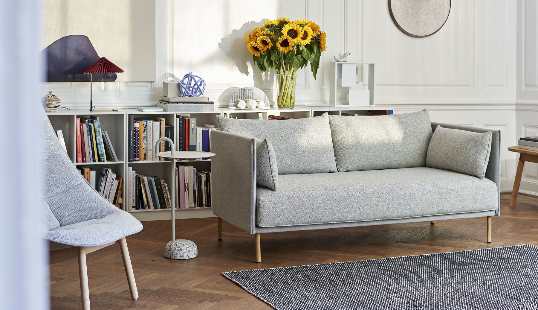 Silhouette Sofa 2-Sitzer Low Hay