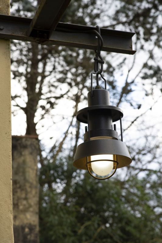Polo Outdoor Pendelleuchte Ø21cm Anthrazit Martinelli Luce
