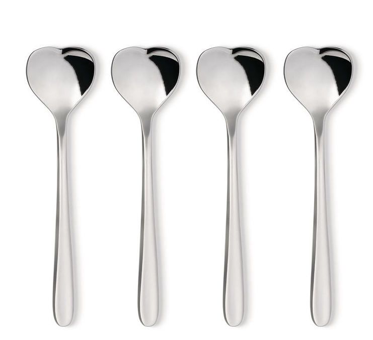 AMMI08Set Kaffeelöffel Herz Set Alessi 