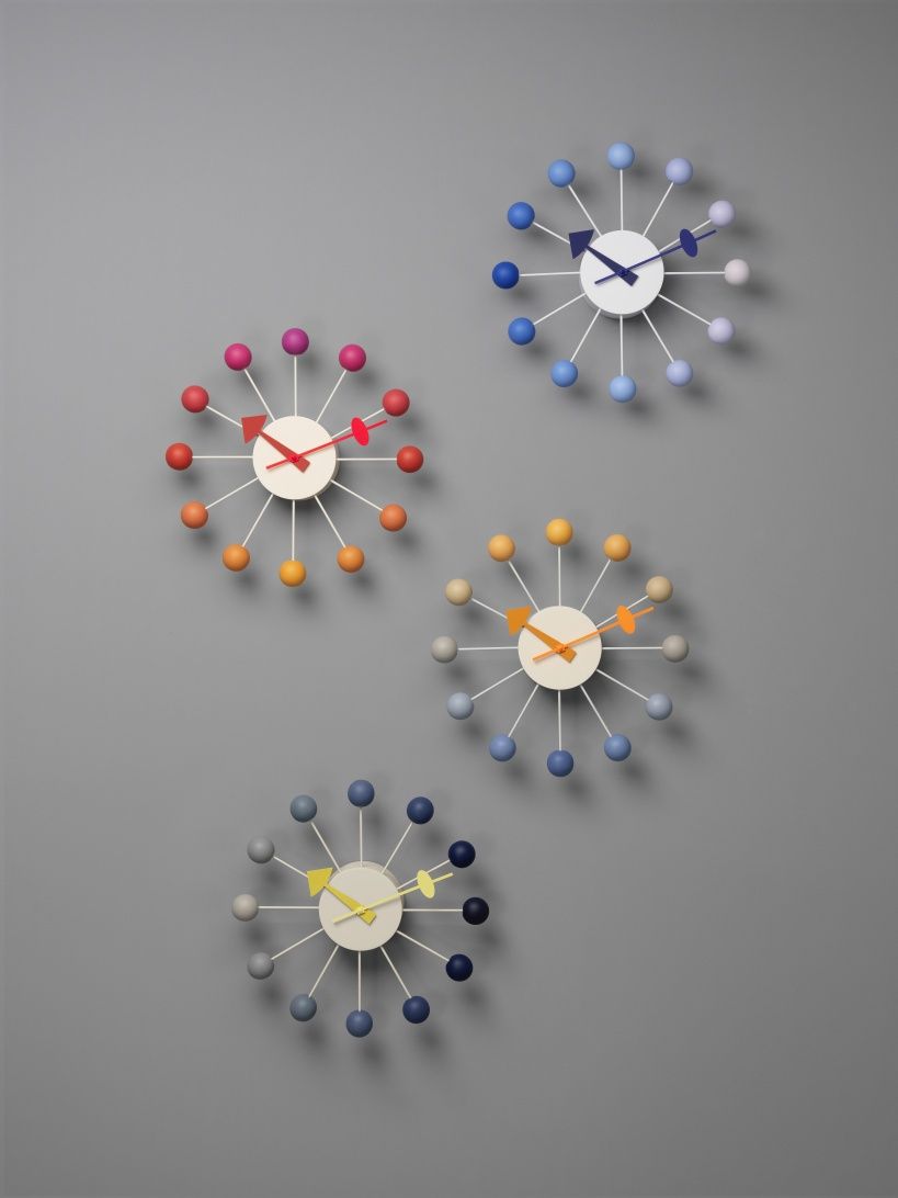 Ball Clock Wanduhr Dusk Vitra LIMITED EDITION   