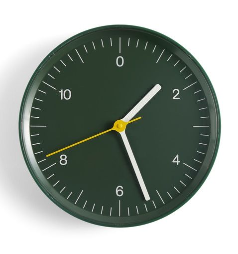 Wall Clock Wanduhr GRÜN Hay EINZELSTÜCK