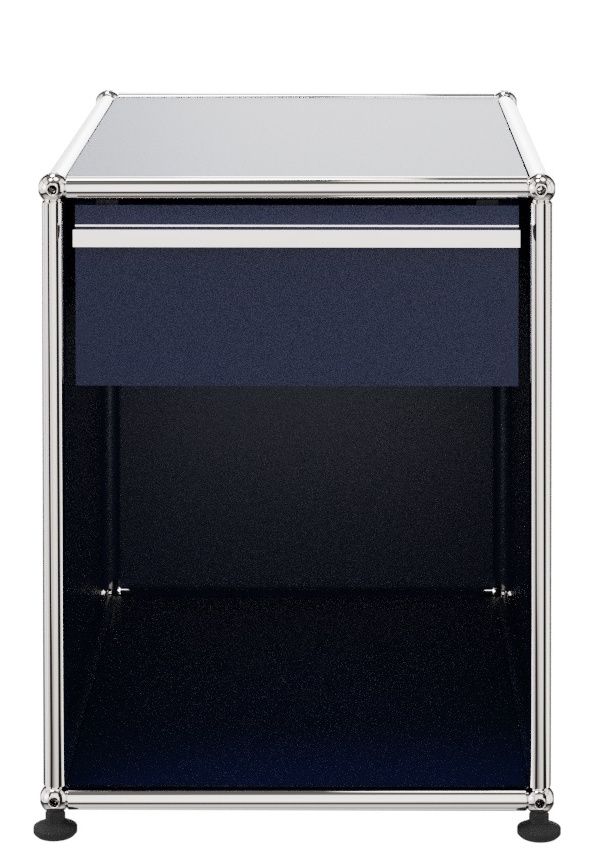 USM Haller Nachttisch stahlblau