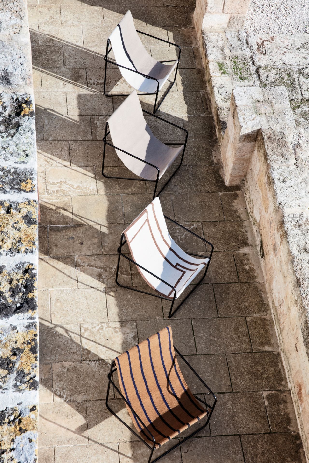 Desert Chair Loungesessel Schwarz Ferm Living