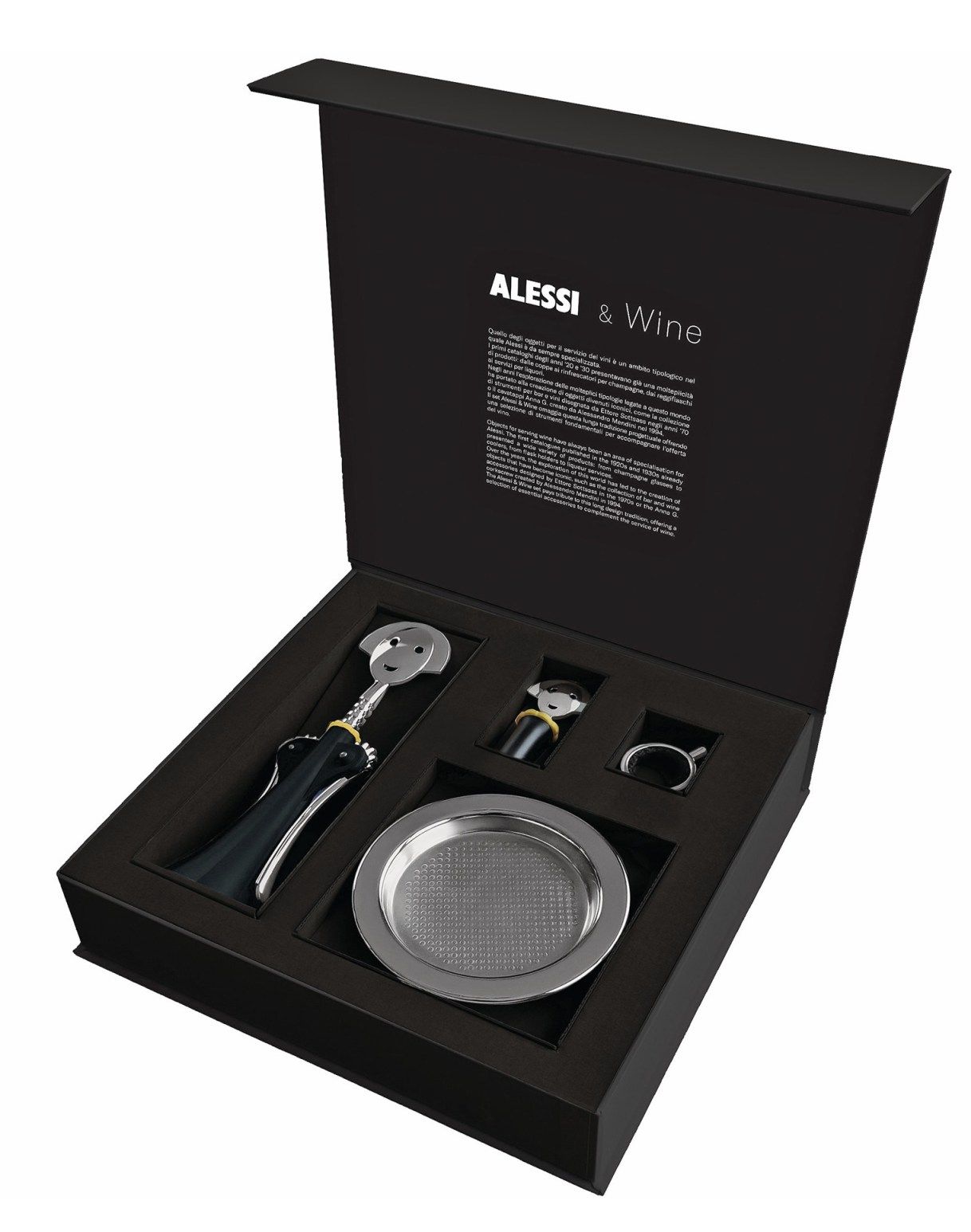GAM01SET Alessi & Wine Set Anna G. Geschenkset Wein Alessi EINZELSTÜCK