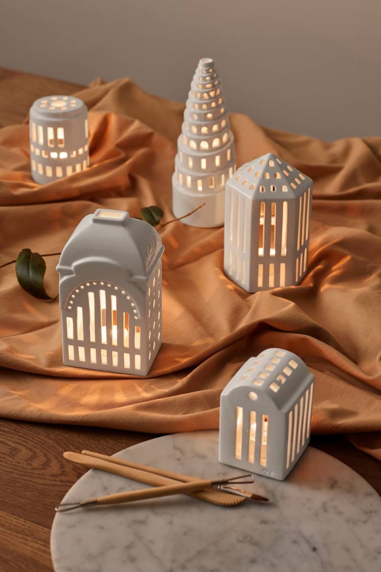 Urbania Lichthaus kleiner Turm H 11,5 cm Kähler EINZELSTÜCK