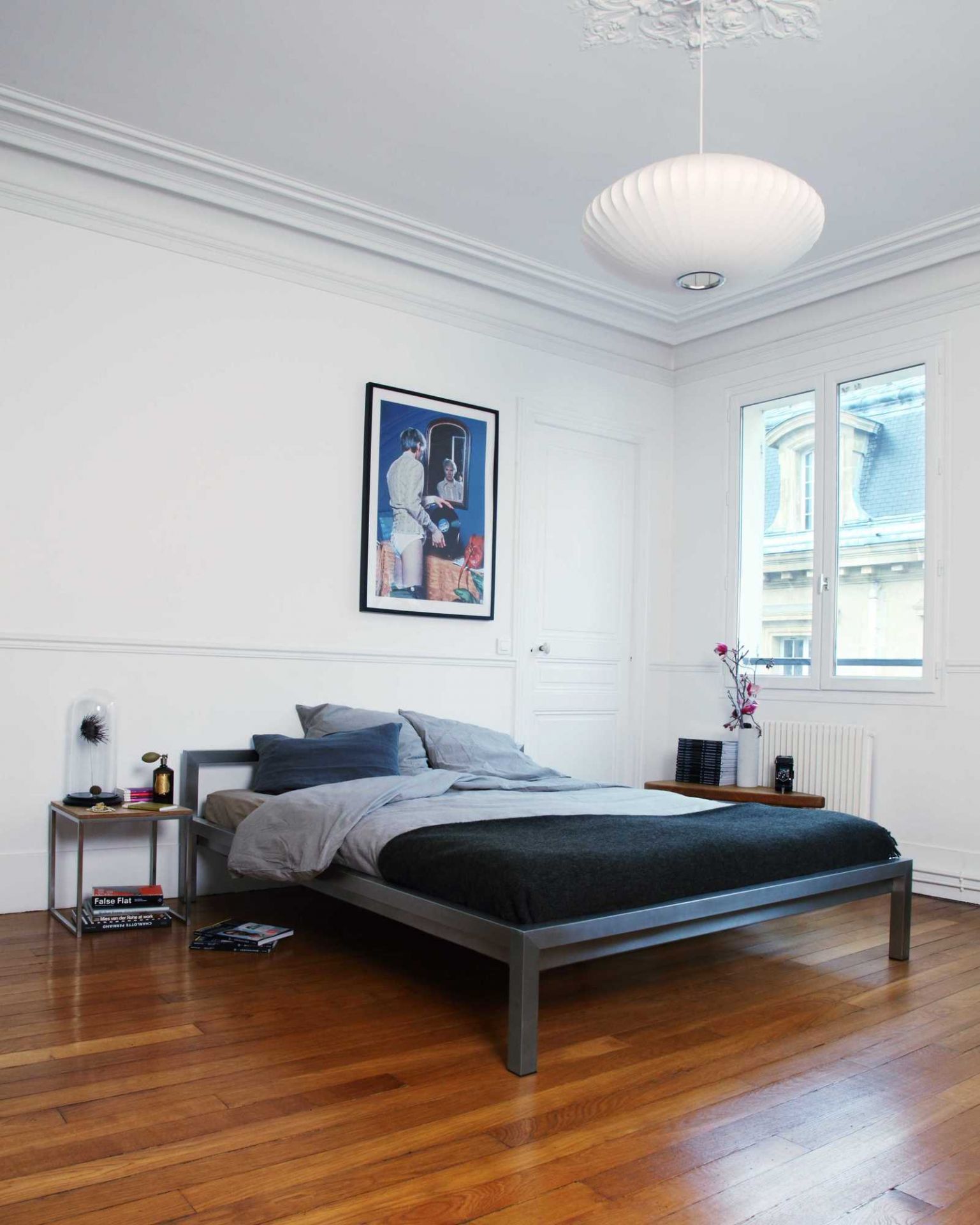 Pure Bett Edelstahl H 666 VA 160 x 200 cm Hans Hansen